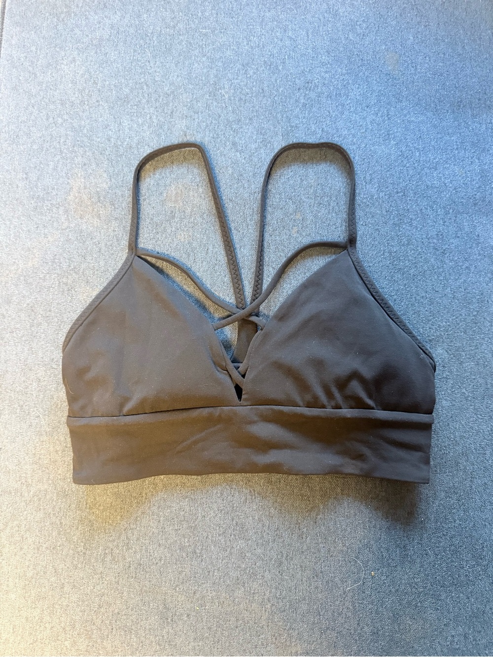 lululemon athletica Black Crisscross Front Sports Bra